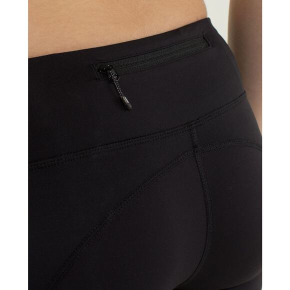 Lululemon Run Mod Moves‎ Crop Mid Rise Leggings in Black Women's Size 2 - Picture 3 of 12